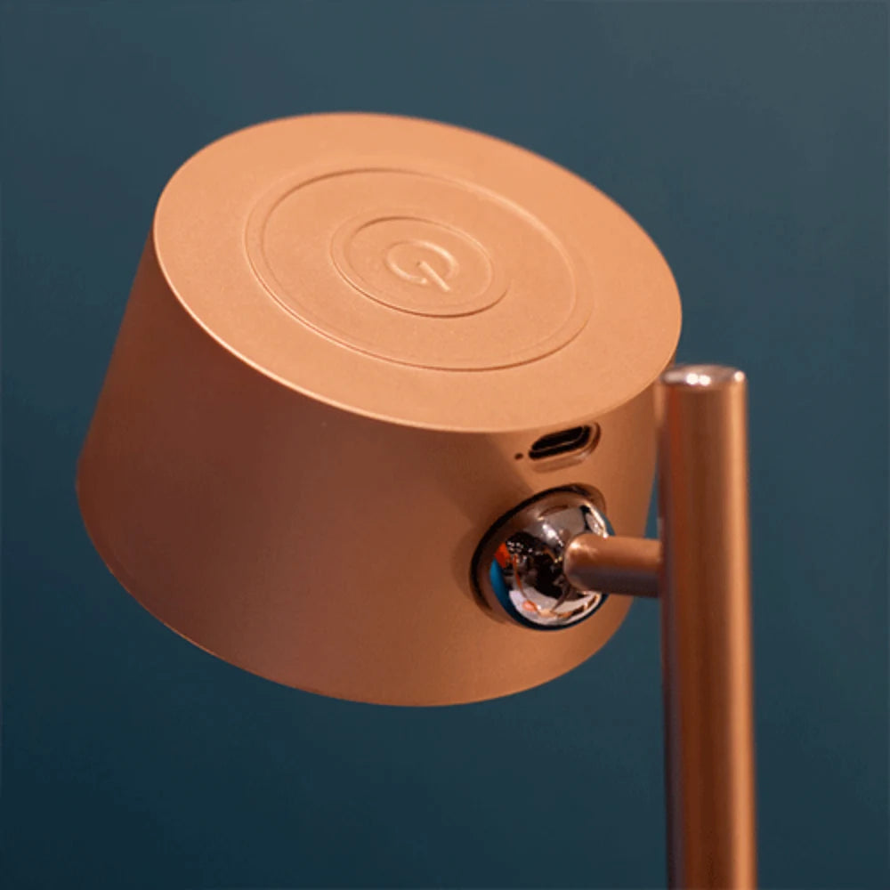 Tara Lane Cosmo USB Rechargable Table Lamp - Champagne | TL7052