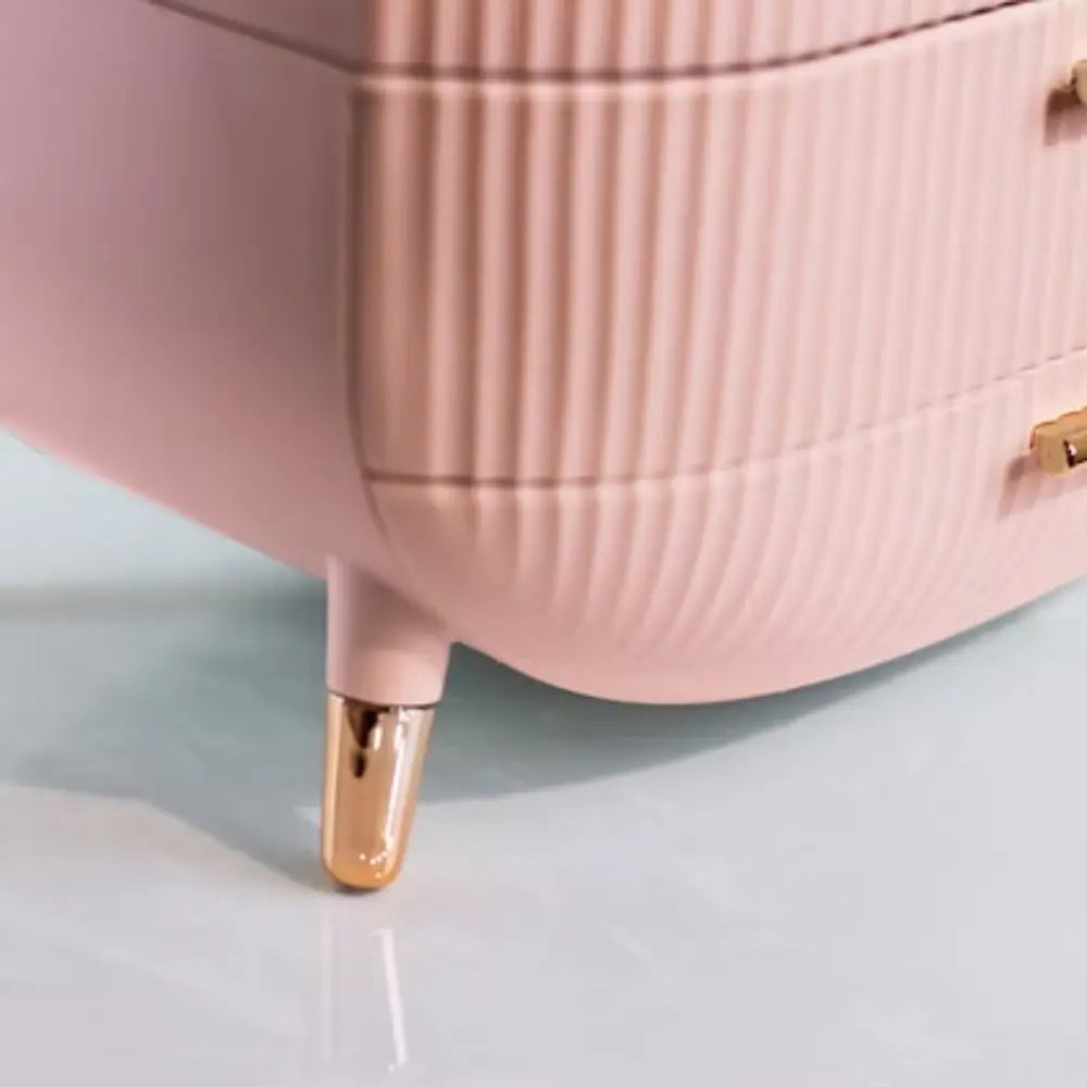 Tara Lane Cosmetics Makeup 2 Drawer Storage - Pink | TL6835