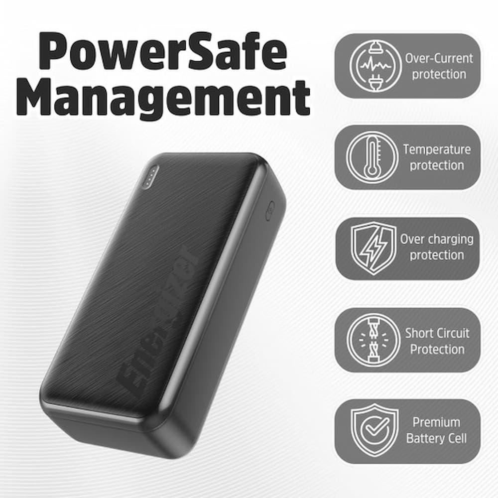 Energizer 30,000mAh Ultimate Power Bank - Black | UE30055PQ