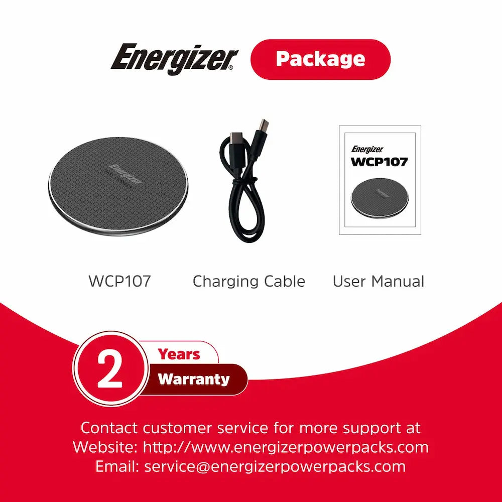Energizer Wireless Phone Charging Pad USB-C | WCP107
