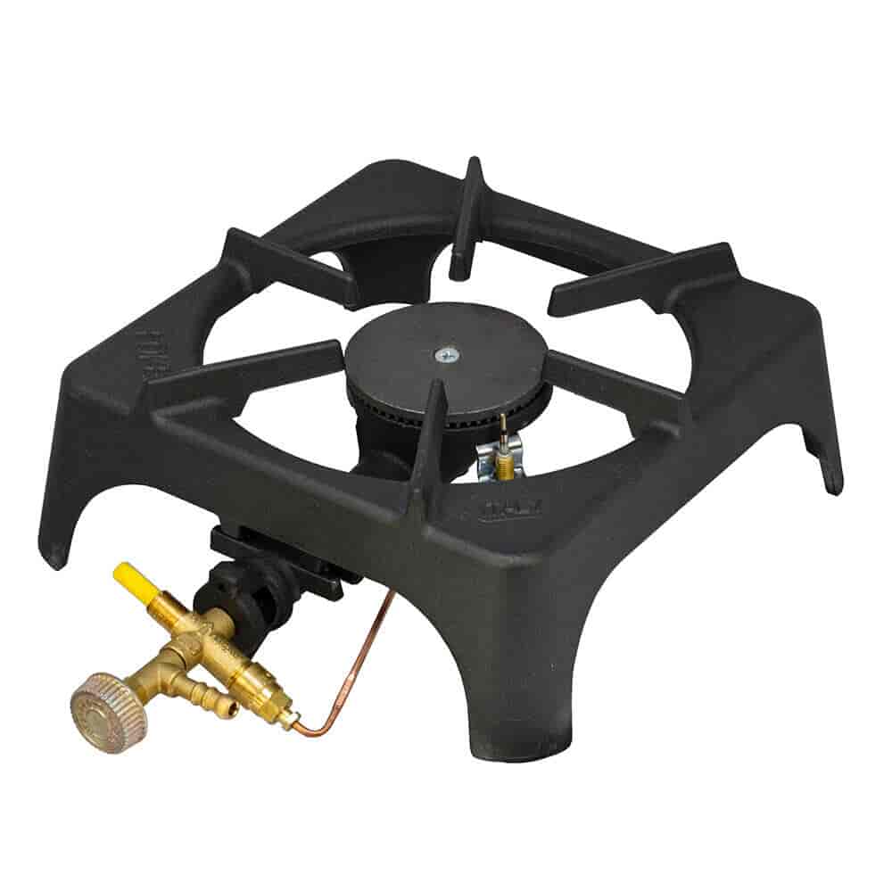 Foker Cast Iron Single Burner Gas Stove - Black | 1930-28