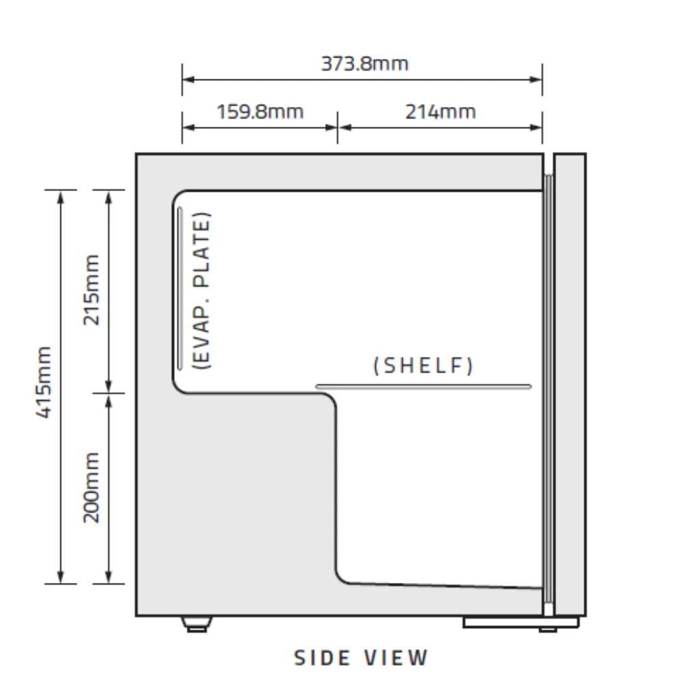 Husky Kopparberg 48 Litre Table Top Mini Fridge | HUS-HU296
