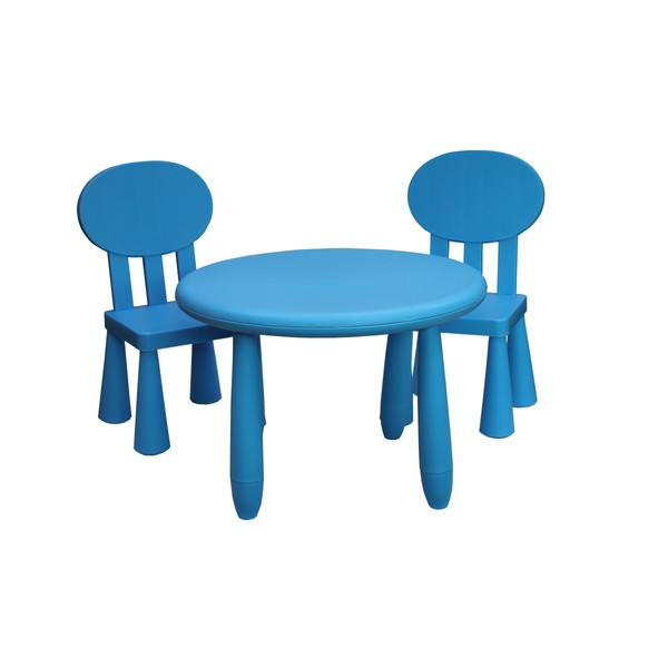 Culcita Kids Funky Table and Chairs Set - Blue | REKIBU115