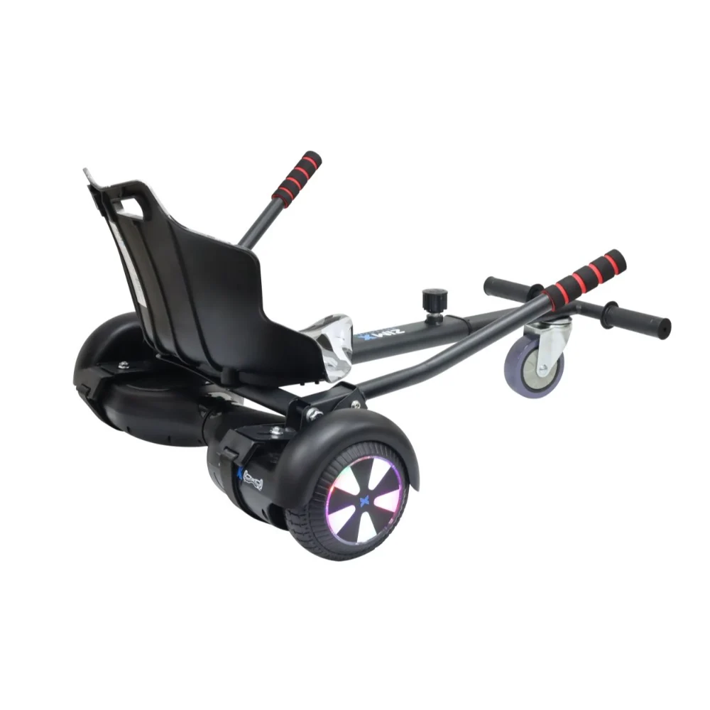 Zimx HB1 Hoverboard & HK4 Hoverkart Bundle - Black and Camo Grey