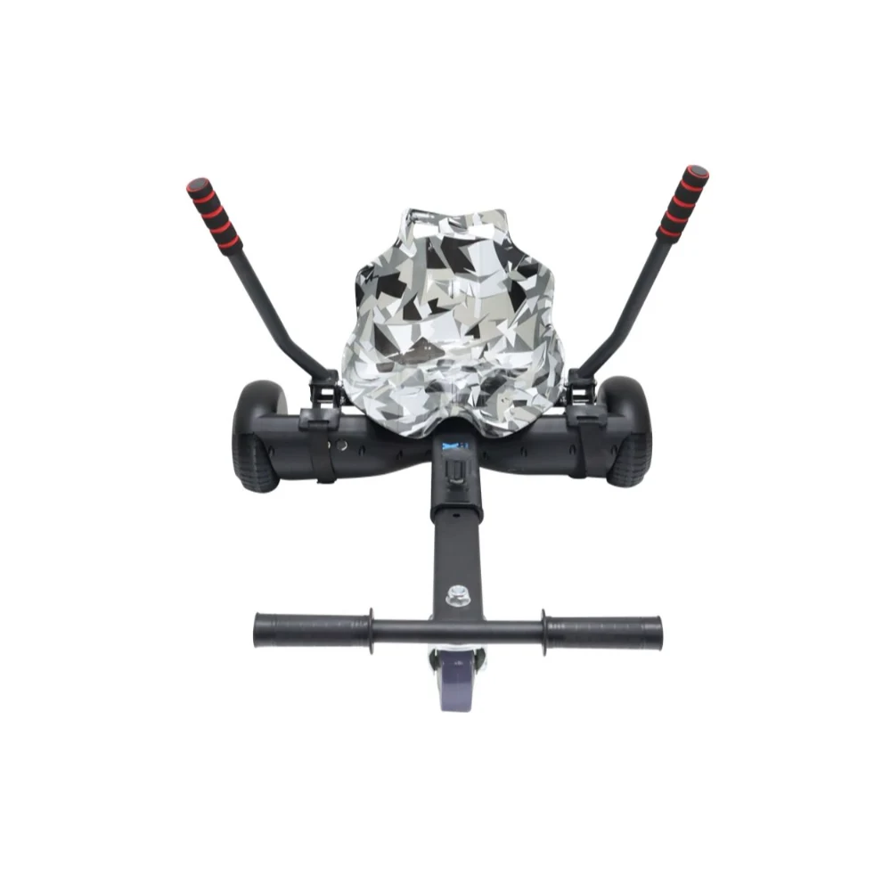 Zimx HB1 Hoverboard & HK4 Hoverkart Bundle - Black and Camo Grey