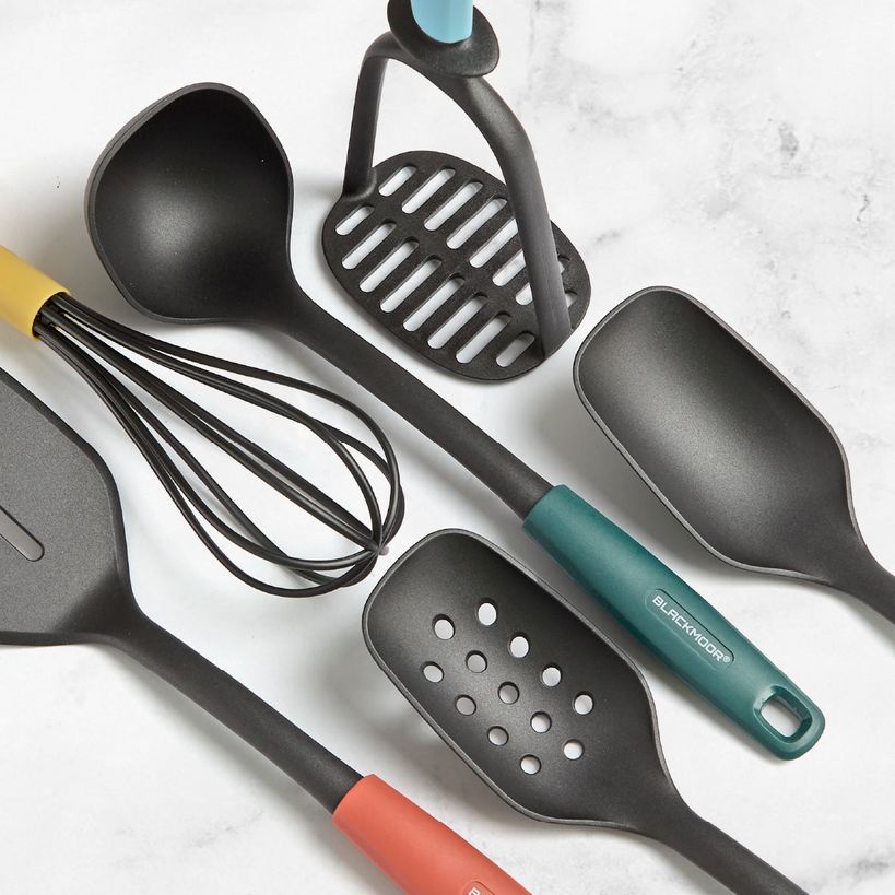 Blackmoor 6 Piece Kitchen Utensil Set with Rotating Stand | 68609
