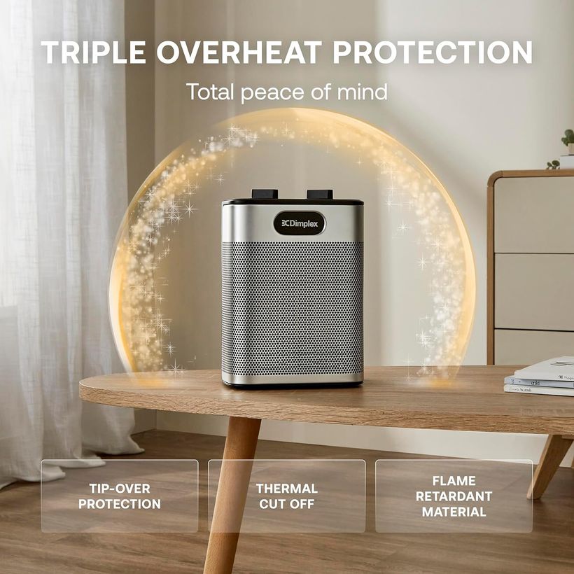 Dimplex 2000W Ceramic Fan Heater - Black | DXUC2BS