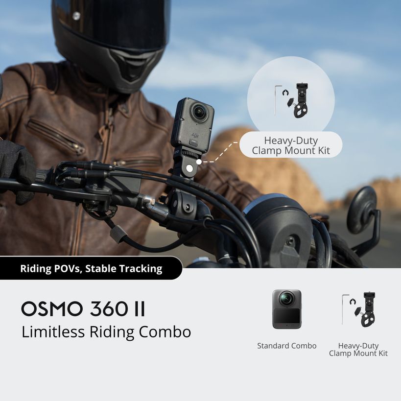DJI Osmo 360 II Limitless Riding Combo | CP.OS.00000776.01