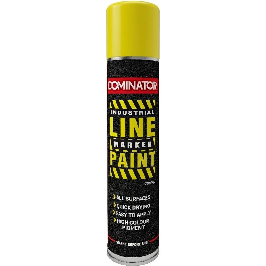 Dominator Line Marker Marking Paint 750ml - Yellow | SPY