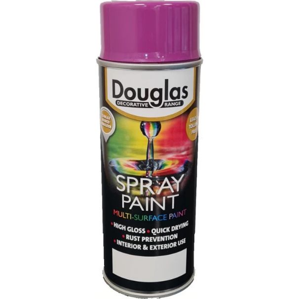 Douglas Multi Surface Spray Paint 400ml - Violet | DS0400U
