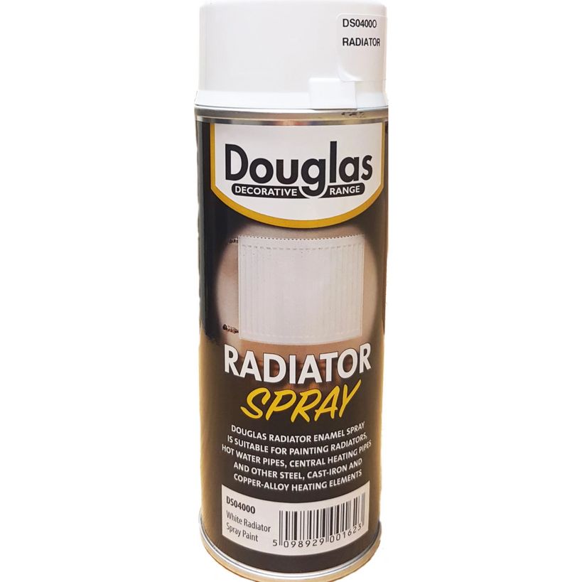 Douglas Radiator Spray Paint 400ml - White | DS0400O