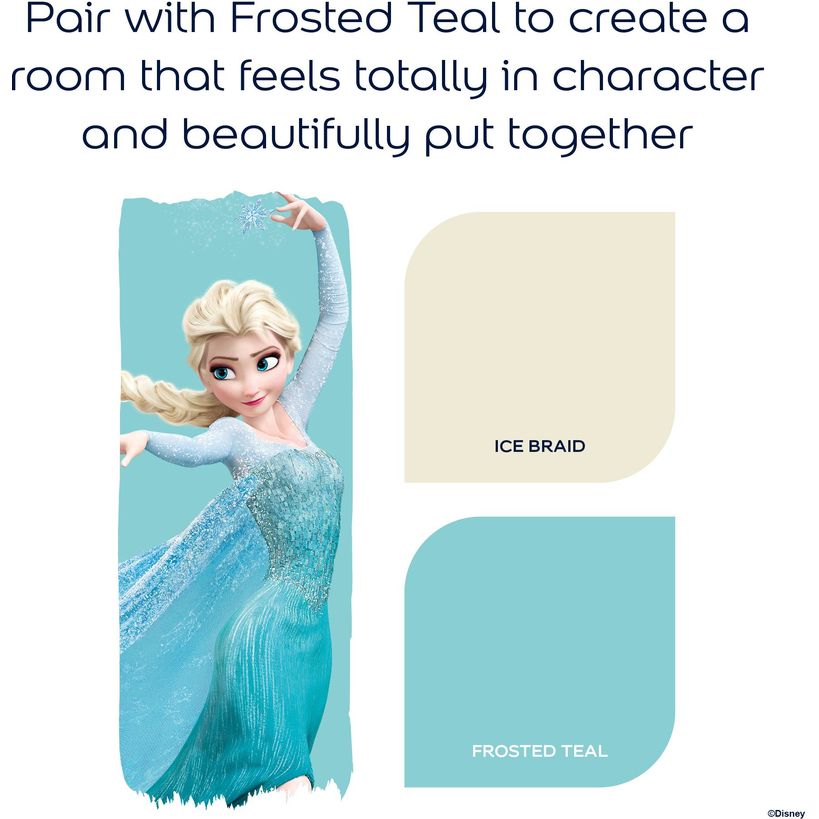 Dulux Easycare Disney Frozen Matt Wall and Ceiling Paint 2.5 Litre - Ice Braid | 9071745