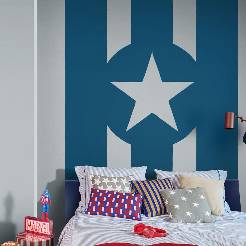 Dulux Easycare Disney MARVEL Avengers Matt Wall and Ceiling Paint 2.5 Litre - Shield Grey | 9072051