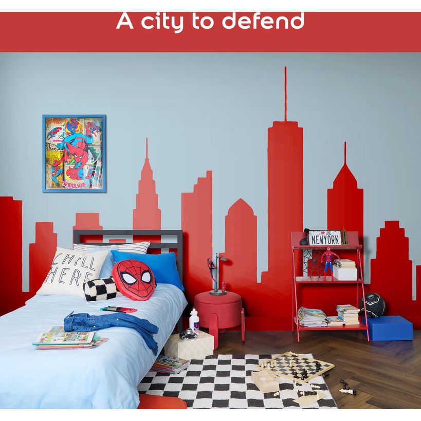 Dulux Easycare Disney MARVEL Avengers Spiderman Matt Wall and Ceiling Paint 1.25 Litre - Slinger Red | 9072036