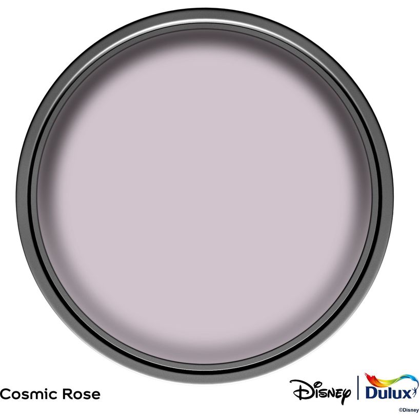 Dulux Easycare Disney Stitch Matt Wall and Ceiling Paint 2.5 Litre - Cosmic Rose | 9072052