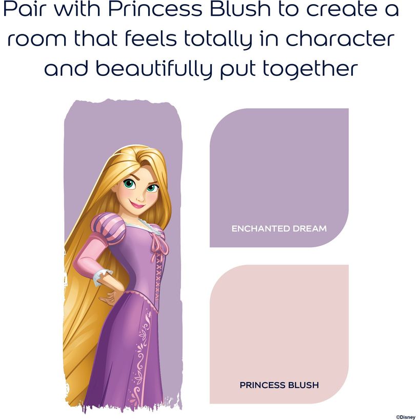 Dulux Easycare Disney Tangled Matt Wall and Ceiling Paint 1.25 Litre - Enchanted Dream | 9072035