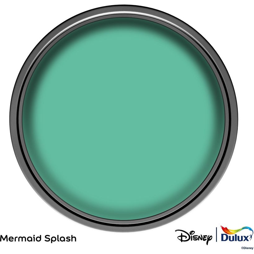 Dulux Easycare Disney The Little Mermaid Matt Wall and Ceiling Paint 1.25 Litre - Mermaid Splash | 9072033