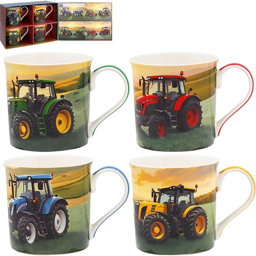 Dunlevy 4 Mug Gift Set - Tractor | PG0439