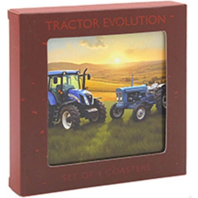 Dunlevy Coasters Set of 4 - Tractor | PG0441