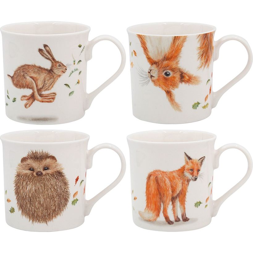 Dunlevy Mug Gift Set of 4 - Wildlife | PG0558