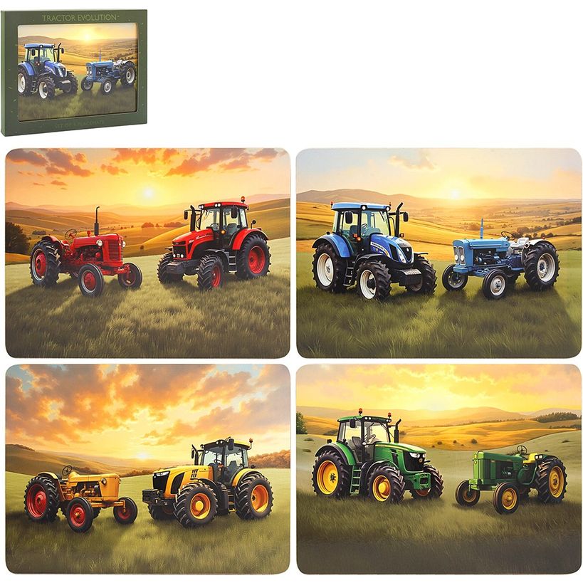 Dunlevy Placemats Set of 4 - Tractor | PG0442