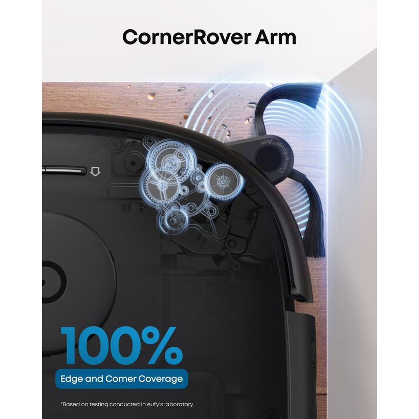 eufy Omni E25 CornerRover arm for edge and corner coverage