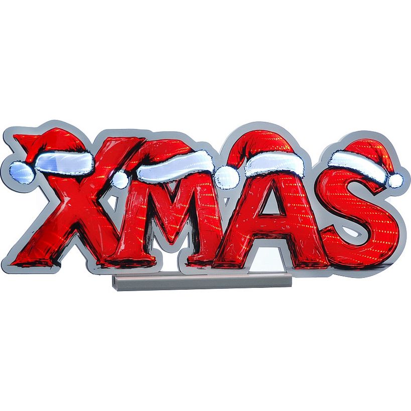 Festive 60cm Xmas Infinity Mirror Light | P066008