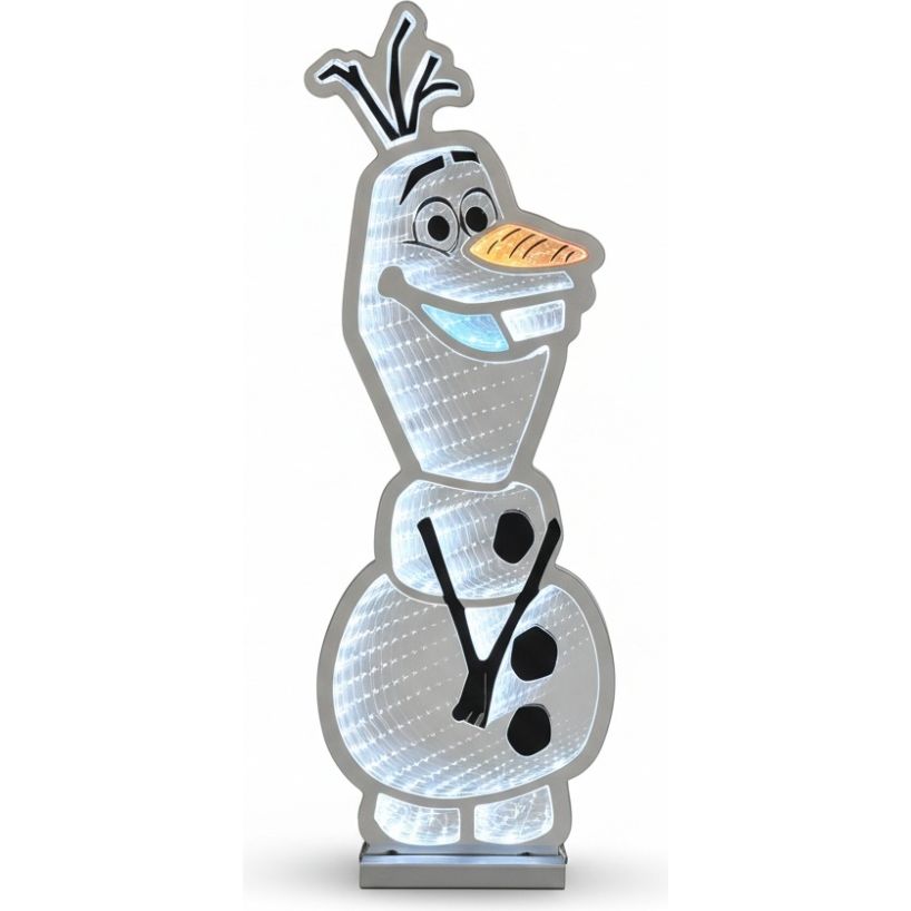 Festive 65cm Disney Olaf Infinity Mirror Light | P066674