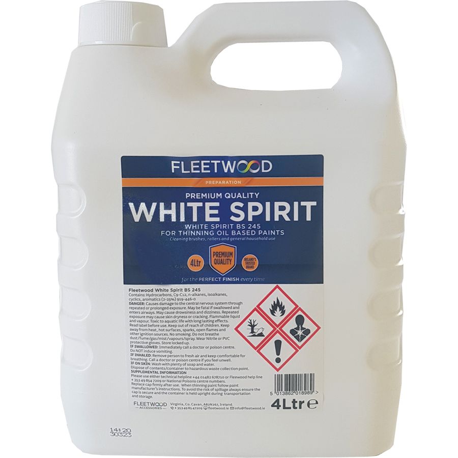 Fleetwood 4 Litre White Spirits | BOTWS40