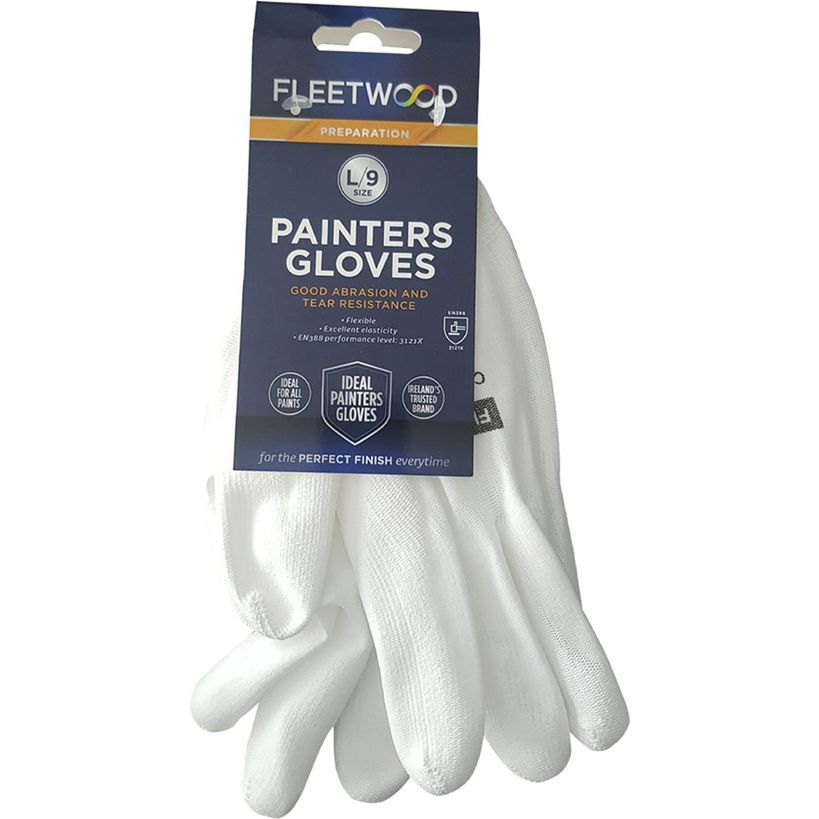 Fleetwood Painters Gloves White - Medium / Size 8 | GLW8M