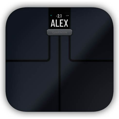 Garmin Index S2 Smart Bathroom Weighing Scale - Black | 49-GAR-010-02294-70
