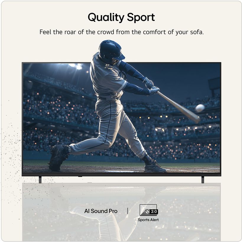 LG QNED72 85 Inch QNED Mini LED AI 4K Smart TV (2026) | 85QNED72B6A.AEI
