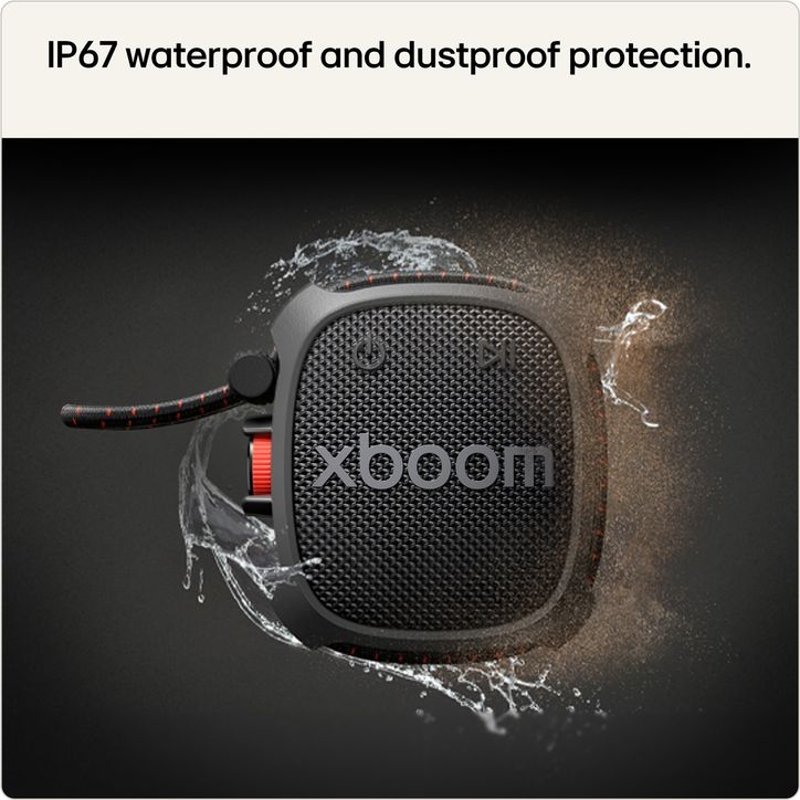 LG Xboom Rock Portable Bluetooth Speaker - Black | ROCK.CEUTLBK