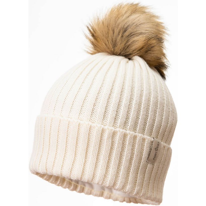 Portwest Beltra Beanie Hat - Cream | WP37CMR