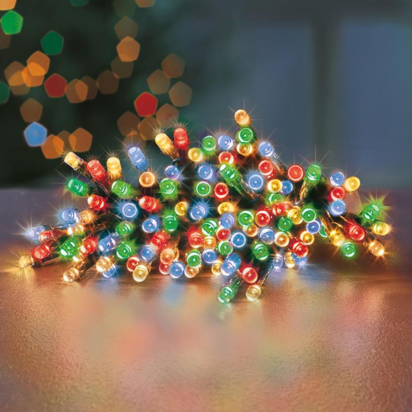 Premier 24 Light Battery LED Lights with Timer - Multi Colour | LB131957M