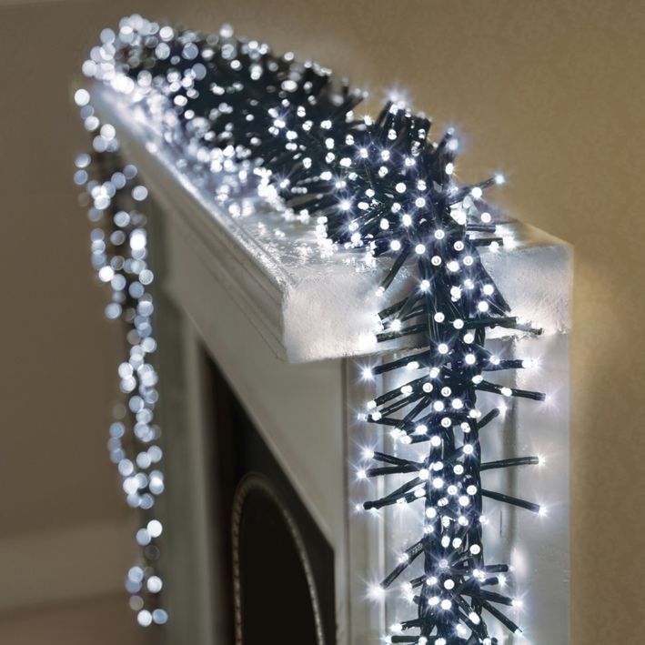 Premier 5000 LED Multi Action Clusterbrights with Timer - White | LV232605W