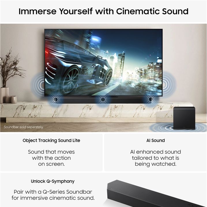 Samsung QN70H 75 Inch Neo QLED 4K Mini LED Vision AI Smart TV (2026) | QE75QN70HAUXXU