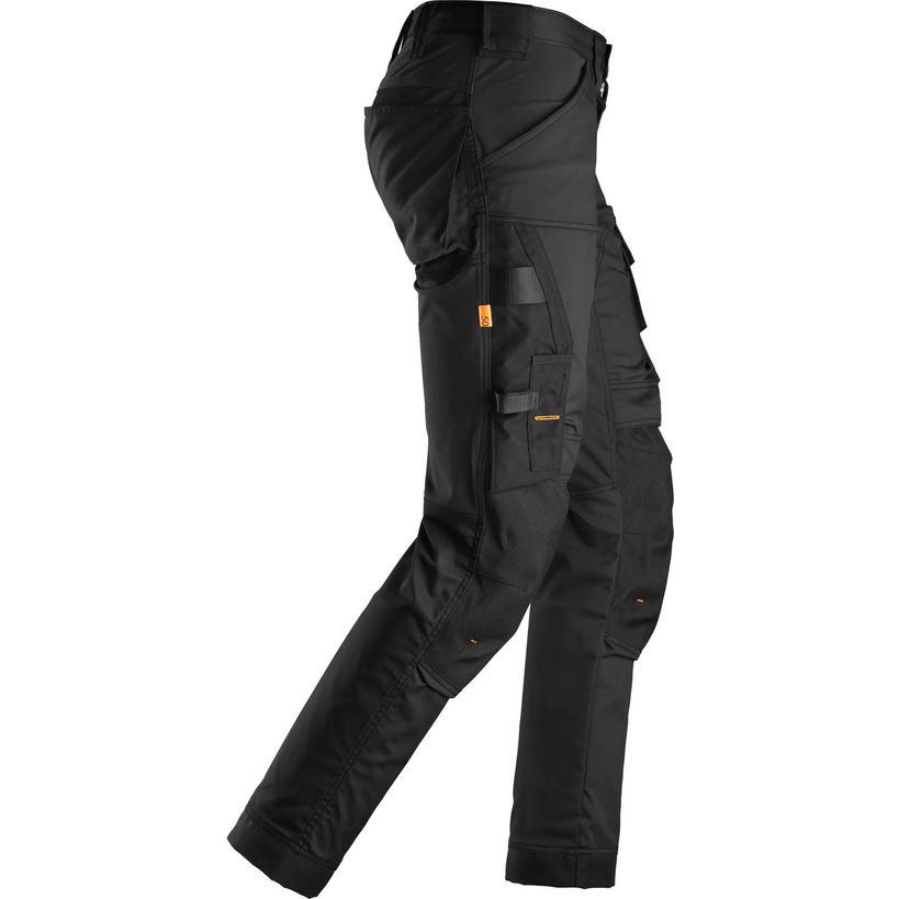 Snickers 6341 AllroundWork Stretch Slim Fit Trousers Size 50 W35 L32 - Black | 63410404050