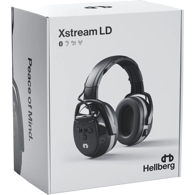 Snickers Hellberg XStream LD Ear Defenders Headphones with Bluetooth and Voice | 48001-001