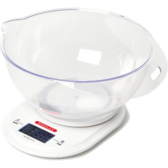Steelex Add and Weigh Digital Kitchen Scales - White | SC1020