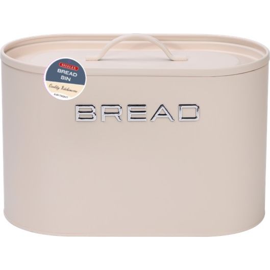 Steelex Brean Bin with Chrome Letters - Cream | TE6006