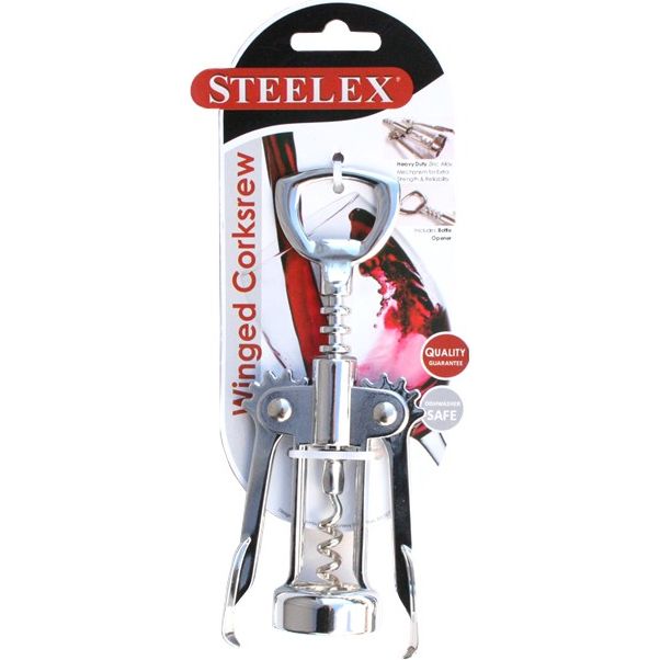 Steelex Corkscrew Bottle Opener | HK0666
