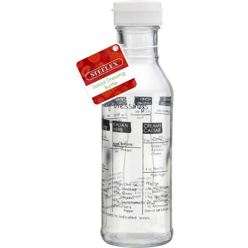 Steelex Glass Salad Dressing Bottle | HK2000DR