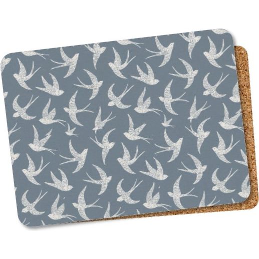 Steelex Placemats Set of 6 - Blue Swallow | TM1014