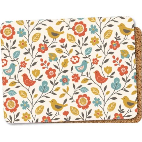 Steelex Placemats Set of 6 - Vibrant Garden | TM1015