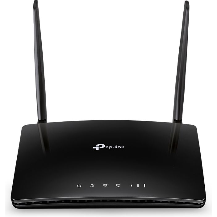 TP-Link AC750 Wireless Dual Band 4G LTE Router - Black | TPL-ARCHER-MR200