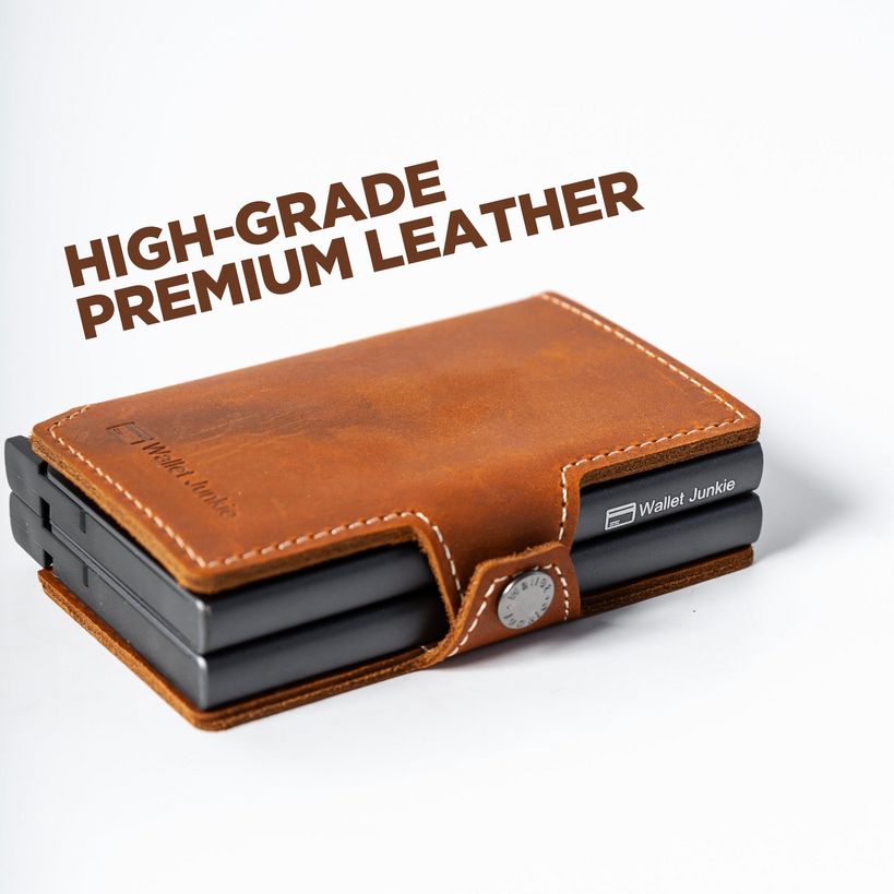 Wallet Junkie Pro Duo for up to 14 Cards - Light Brown | WJD-LBR