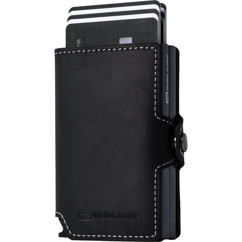 Wallet Junkie Pro Duo for up to 14 Cards - Midnight Black | WJD-BLK