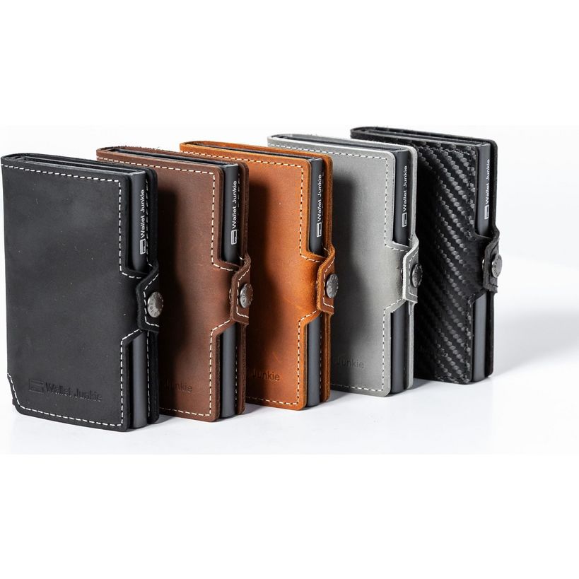 Wallet Junkie Pro Slim for up to 9 Cards - Coffee Brown | WJP-COF