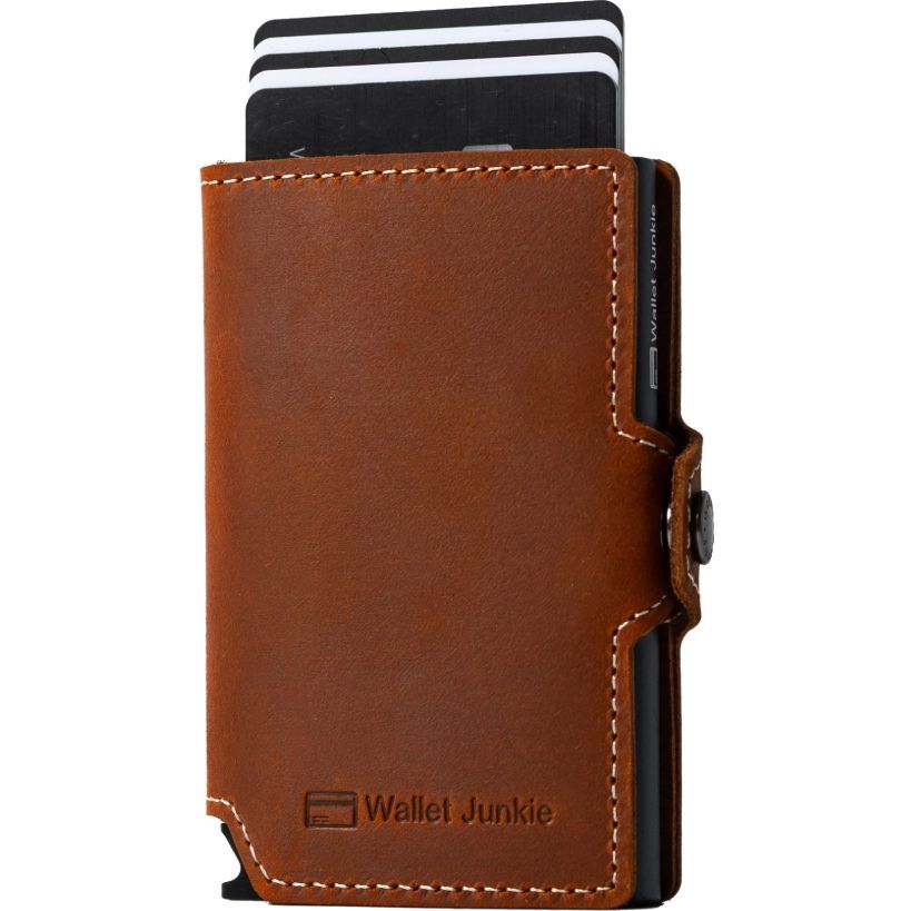 Wallet Junkie Pro Slim for up to 9 Cards - Light Brown | WJP-LBR